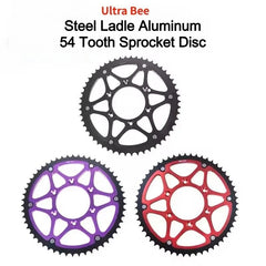 For Surron Ultra Bee 54 Tooth Sprocket Steel-clad Aluminum Disc Plate Electric Bikes Off-road Dirtbike For SurRon Motorcycles
