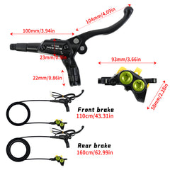 For Surron Light Bee X New Integrated Brake Pump System Set for SURRON Brake System Parts Segway X260 Dirtbike Motor Accessories