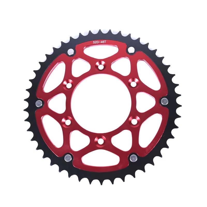 54 Tooth Sprocket Decoration for Surron Ultra Bee Steel-clad Aluminum Disc Plate Electric Bikes Off-road Dirtbike for Sur Ron Motorcycles