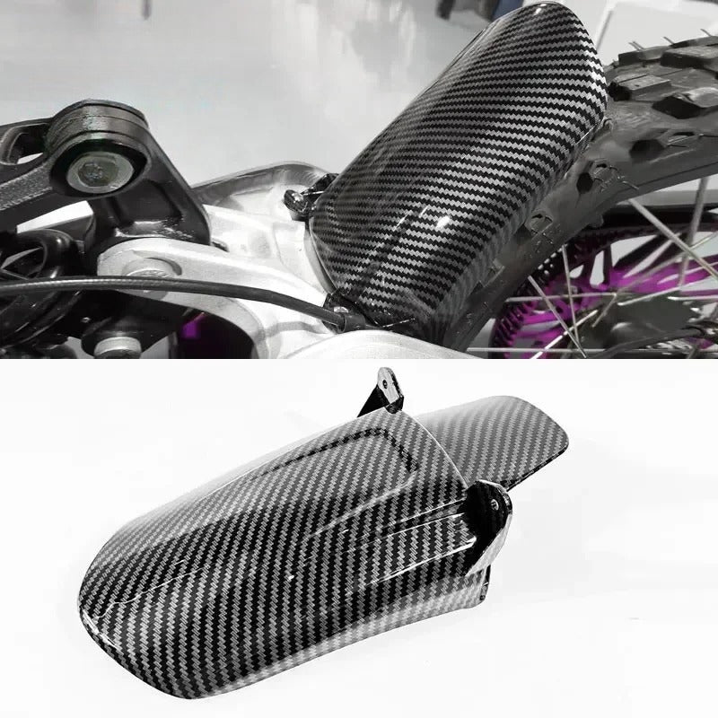 Carbon Fiber Full Bike Water Transfer Parts Fender Rear Mudguard Battery Sur-Ron Parts Compartment Cover Motorcycle Accessories
