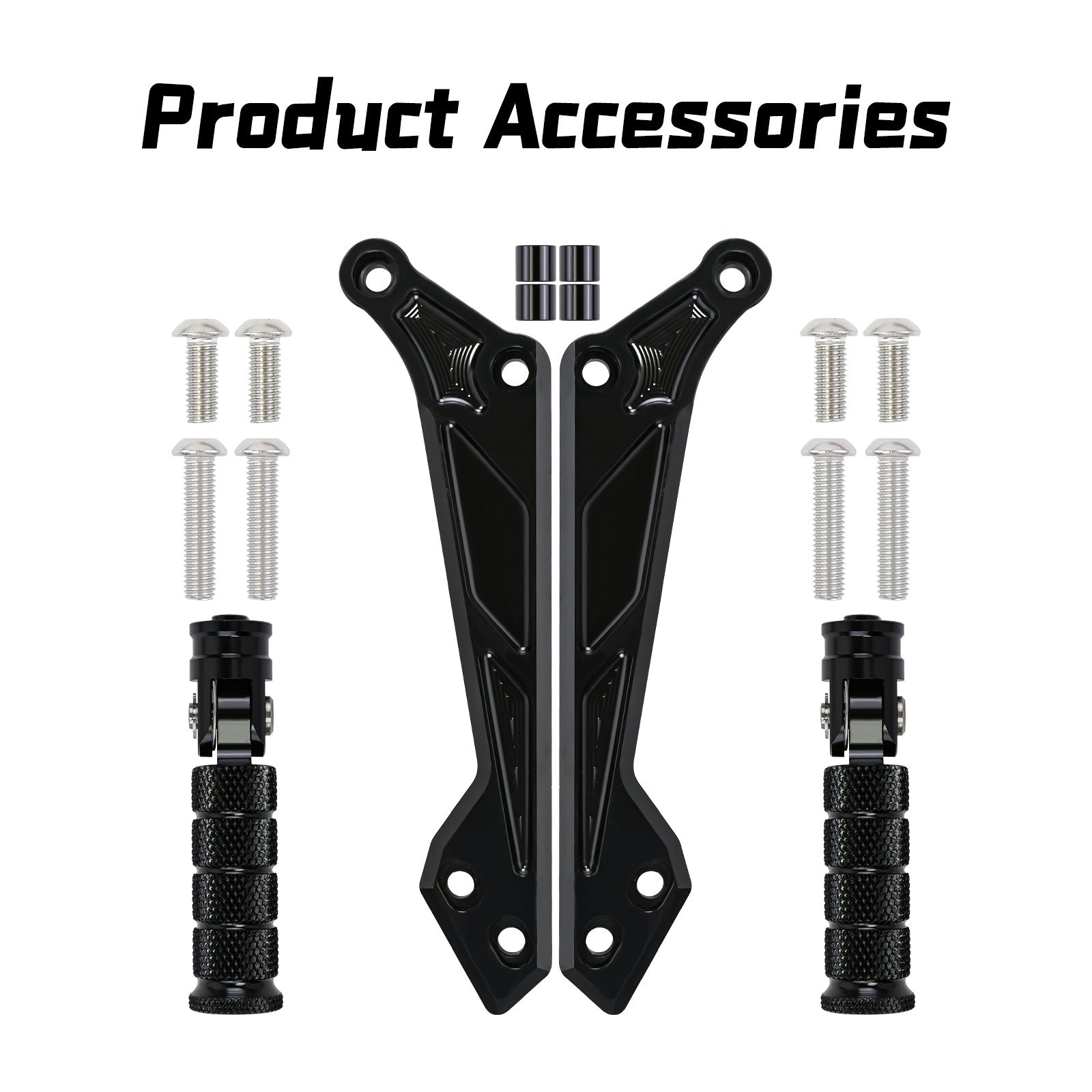 For Talaria Sting Electric Dirt Bike Motorcycle Rear Foot Peg Passenger Rests Pedal Peg Bracket for TALARIA Motorcycles Parts