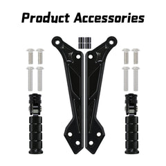 For Talaria Sting Electric Dirt Bike Motorcycle Rear Foot Peg Passenger Rests Pedal Peg Bracket for TALARIA Motorcycles Parts