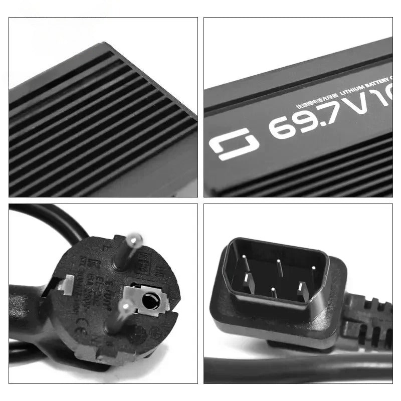 For Super SOCO Battery Charger Accessories TS TC 60V10A Charger Original Charging Tool Parts E-Bikes Motorcycles Accessories