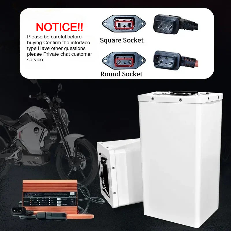 For Super SOCO TS TC TSX Battery 60V 65AH Bluetooth APP Controller Charger Replacement Motorcycle Accessories Batteries