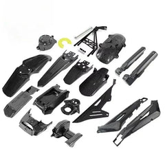 Carbon Fiber Full Bike Water Transfer Parts Fender Rear Mudguard Battery Sur-Ron Parts Compartment Cover Motorcycle Accessories