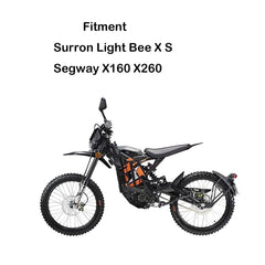 Rear Wheel Fender for SurRon Sur Ron X S LBX/ Segway X160 X260, Imitation Carbon Fiber Motorcycle Shock Mudguard Mud Guard for Ebike Light Bee X and S/X160/X260 Motorbike