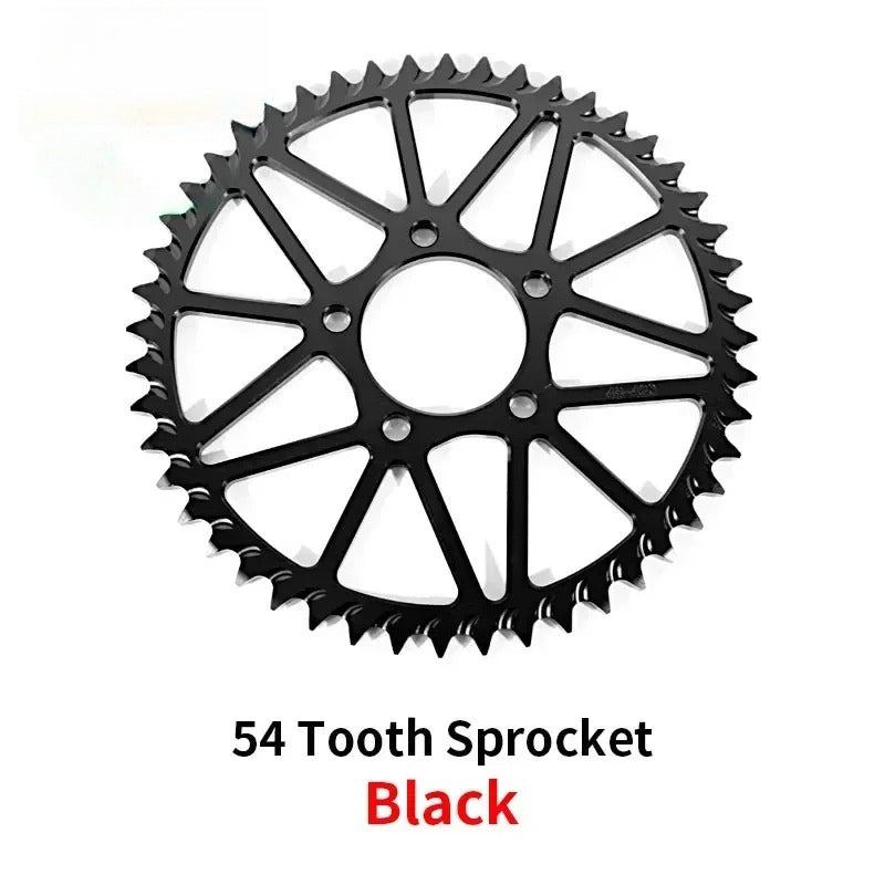 For Surron Light Bee S X Sprocket 48T 52T 54T 58T 64T Tooth Plate Wheel Sur Ron Accessories for Segway X160 X260 Motorcycle