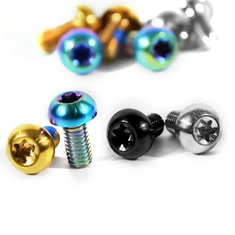 For Light Bee X Segway X160 X260 Colorful Front Brake Disc Pad Titanium Alloy Disc Screws M5 10mm Sur-Ron Motorcycle Accessories