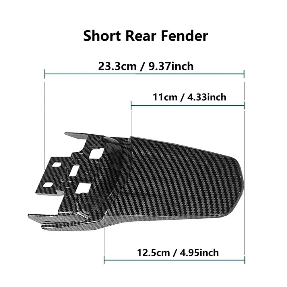 Accessories for SurRon Light Bee X S LBX, Upgrades Parts for Segway X160 X260 Imitation Carbon Fiber Ignition Key Switch Cover, Battery Lock Cover, Inner Plate, Front Rear Wheel Fender, Center Axle Guard, Motor Protection, Gift