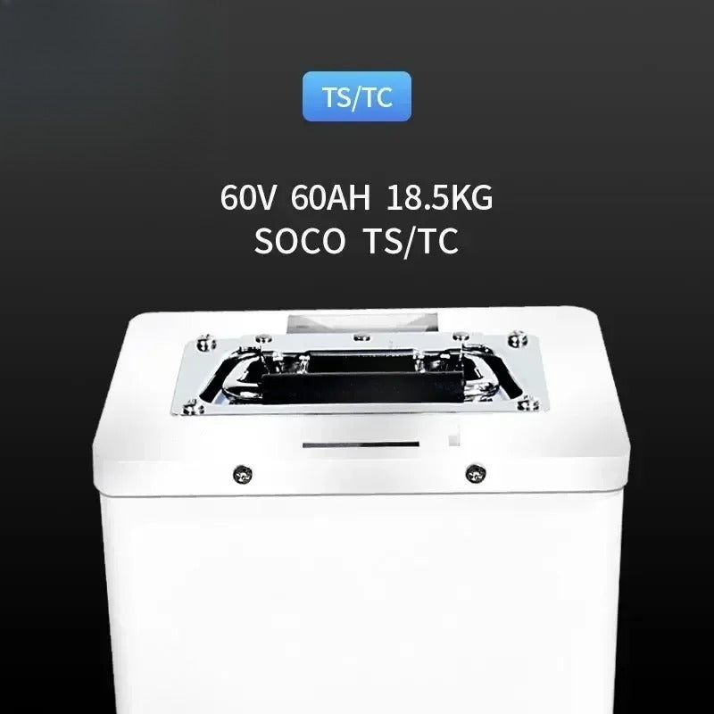 For Super SOCO TS TC TSX Battery 60V 65AH Bluetooth APP Controller Charger Replacement Motorcycle Accessories Batteries