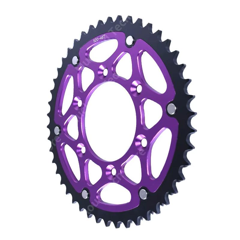 54 Tooth Sprocket Decoration for Surron Ultra Bee Steel-clad Aluminum Disc Plate Electric Bikes Off-road Dirtbike for Sur Ron Motorcycles