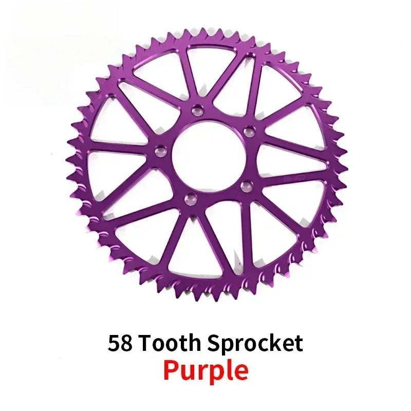 For Surron Light Bee S X Sprocket 48T 52T 54T 58T 64T Tooth Plate Wheel Sur Ron Accessories for Segway X160 X260 Motorcycle