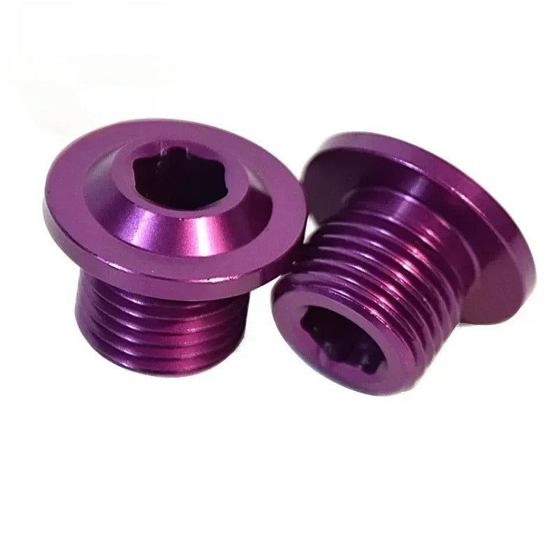 One Pair for Light BeeX Segway X160 X260 DNM and KKE Nut Front Fork Front Axle Screw High-strength Aviation Aluminum Alloy