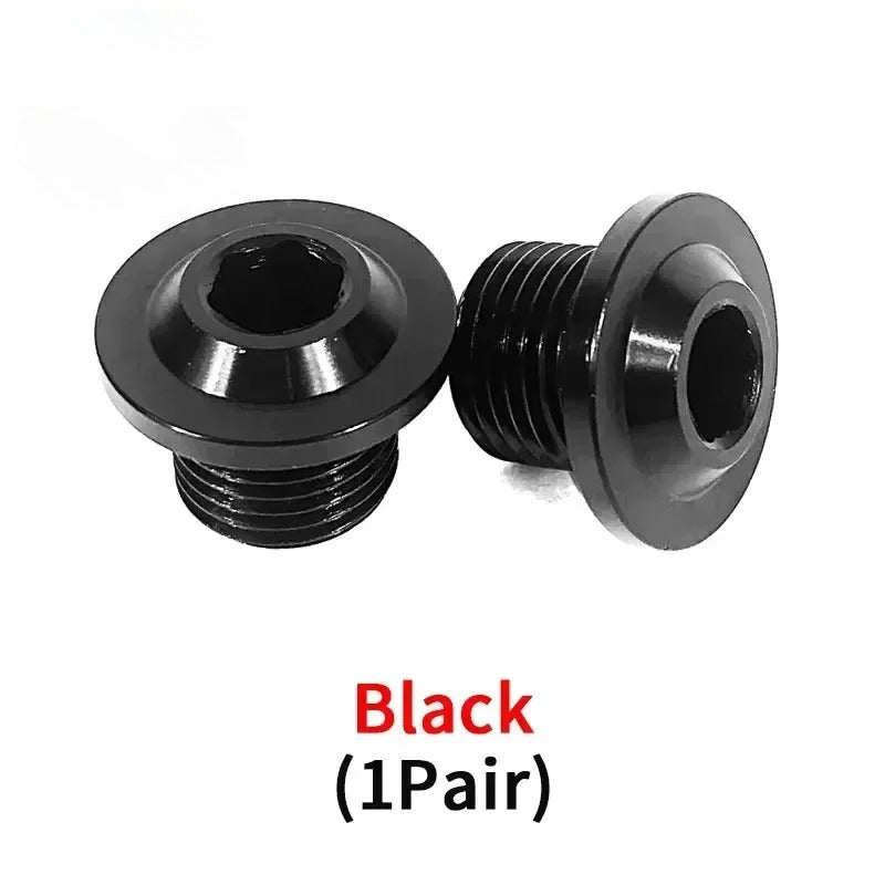 One Pair for Light BeeX Segway X160 X260 DNM and KKE Nut Front Fork Front Axle Screw High-strength Aviation Aluminum Alloy