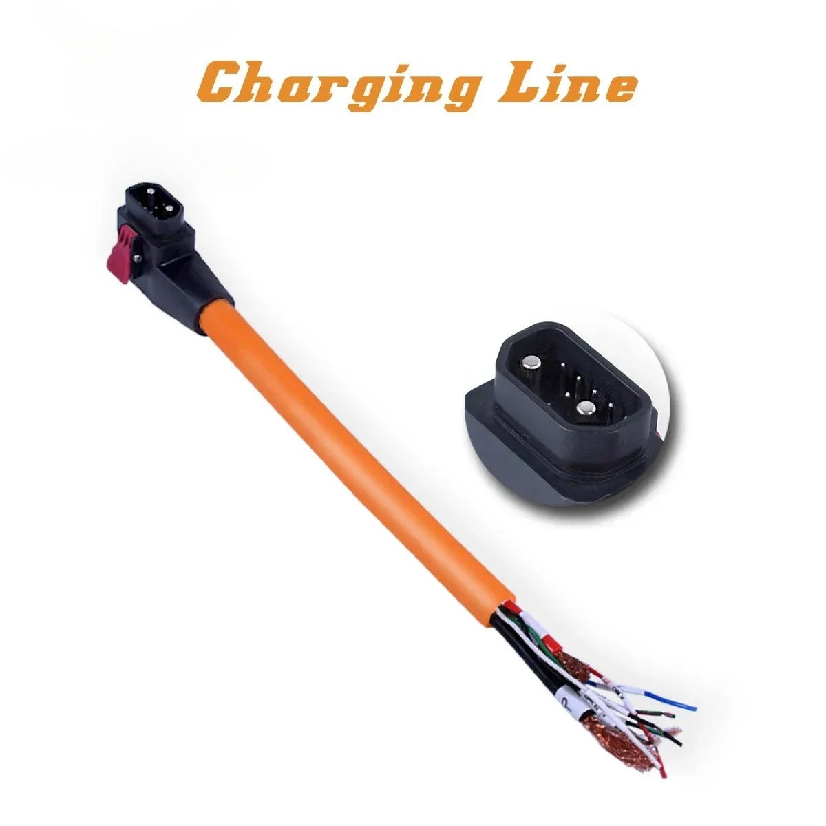 For Super SOCO TS Street Hunter TC Wanderer Aviation Socket Battery Body Charging Plug Battery Socket Charge Discharge Cable