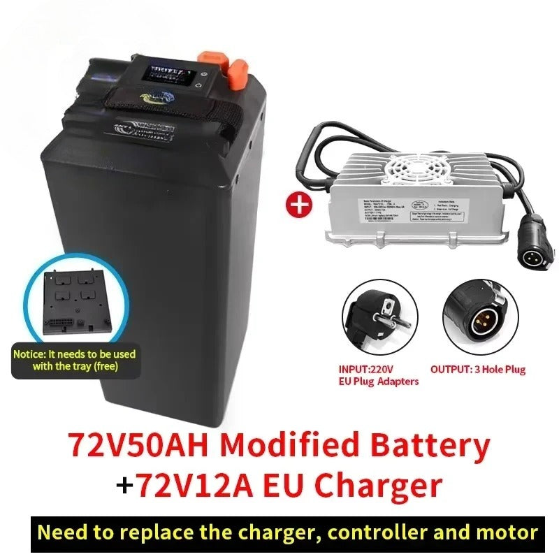 For Surron Light Bee X Battery Large Capacity Bluetooth 60V Direct Replacement Ant BMS For SurRon Motorcycles Off-road Dirtbike