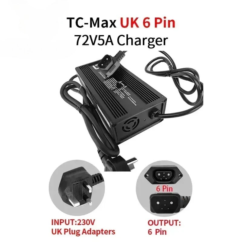 For Super SOCO Charger TC MAX TS TC CU CPX Scooter Original Motorcycles Accessories 10A15A Charger Round Pin To Square Pin Cable