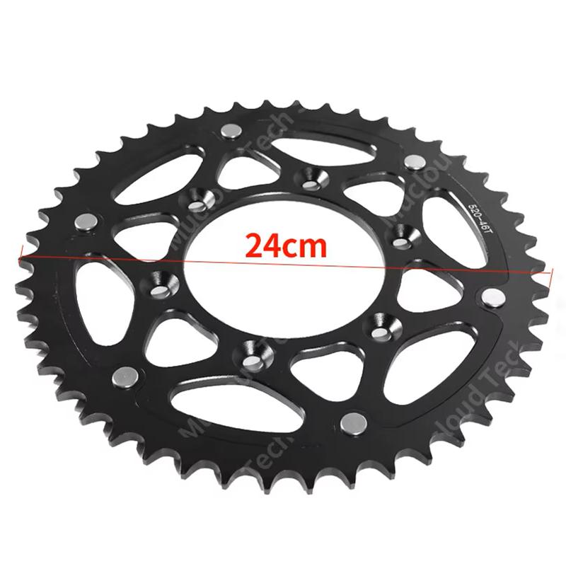 54 Tooth Sprocket Decoration for Surron Ultra Bee Steel-clad Aluminum Disc Plate Electric Bikes Off-road Dirtbike for Sur Ron Motorcycles