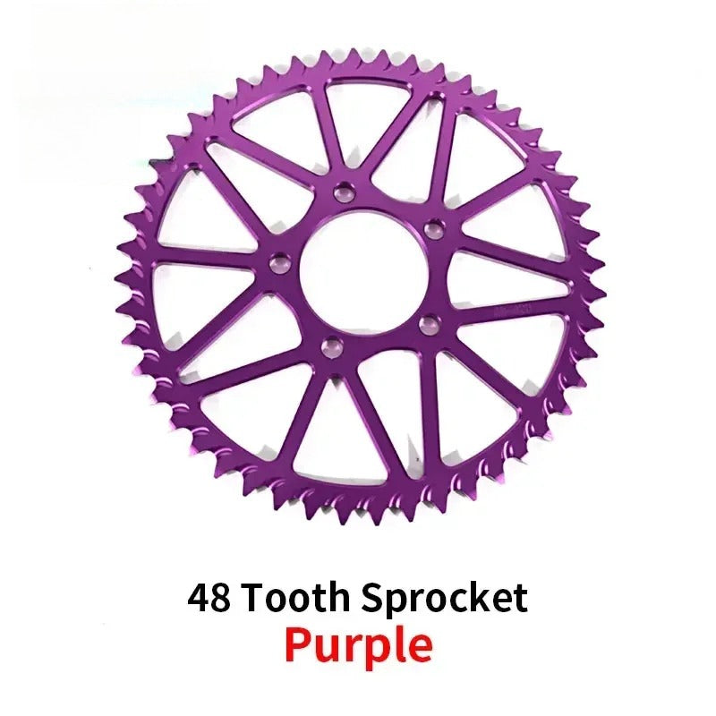 For Surron Light Bee S X Sprocket 48T 52T 54T 58T 64T Tooth Plate Wheel Sur Ron Accessories for Segway X160 X260 Motorcycle