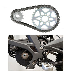 Decoration Gear Chain Set for Surron Light Bee X,Segway X160/260, 420 Chain 30 13 Tooth Kit for Modified Dirt Bike and Replacement