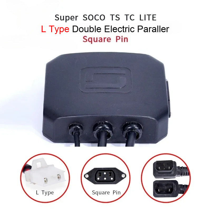 For Super SOCO Scooter Original Accessories Dual Battery Parallel Device Lithium Battery Special Parts
