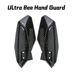 Handlebar Cover for Surron Ultra Bee, Water Transfer Carbon Fiber Pattern Hand Guard Hand Bar Protect Cover for Sur Ron Offroad E-Bike Dirtbike