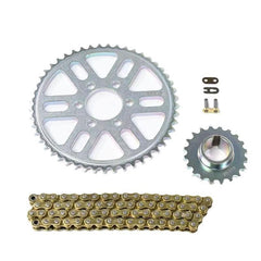 Decoration Gear Chain Set for Surron Light Bee X,Segway X160/260, 219 Chain 30 13 Tooth Kit for Modified Dirt Bike and Replacement
