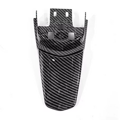 Extended Rear Fender,Longer Tail Guard for Surron Light Bee X/S and Segway X160/X260,Long Back Mudguard for Sur Ron Parts,Imitation Carbon Fiber Suron Accessories,Black