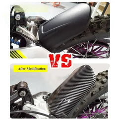 Motorcycle Accessories For Light Bee X/S Rear Wheel Front Fender Mudguard Sur-Ron Motocross Carbon Fiber Fender Bike Off-road