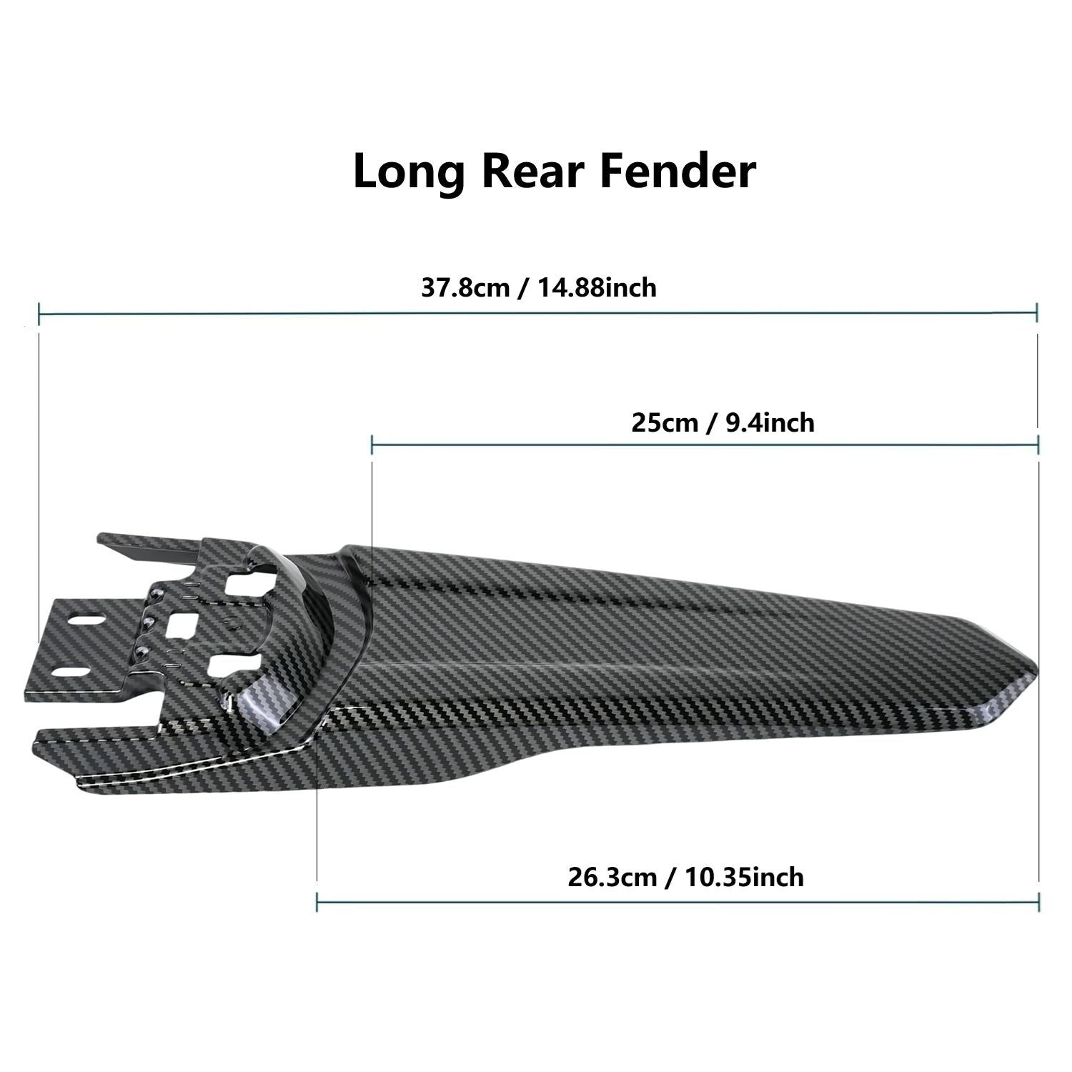 Accessories for SurRon Light Bee X S LBX, Upgrades Parts for Segway X160 X260 Imitation Carbon Fiber Ignition Key Switch Cover, Battery Lock Cover, Inner Plate, Front Rear Wheel Fender, Center Axle Guard, Motor Protection, Gift
