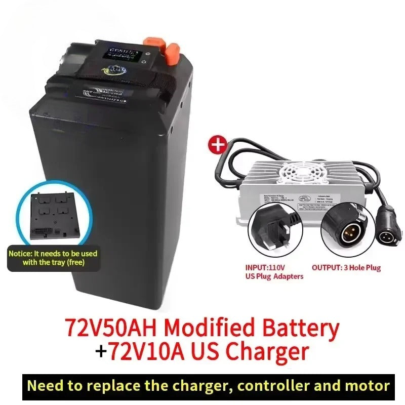 For Surron Light Bee X Battery Large Capacity Bluetooth 60V Direct Replacement Ant BMS For SurRon Motorcycles Off-road Dirtbike
