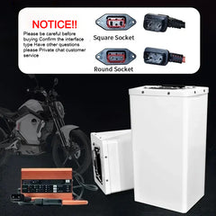 For Super SOCO TS TC TSX Battery 60V 30AH Bluetooth APP Controller Charger Replacement Motorcycle Accessories Batteries