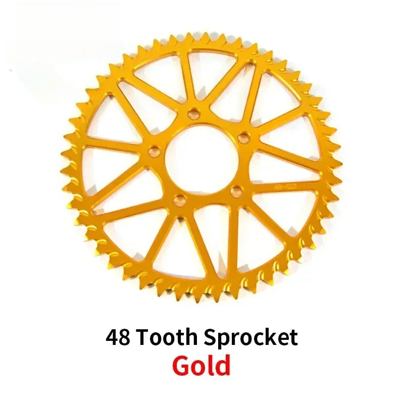 For Surron Light Bee S X Sprocket 48T 52T 54T 58T 64T Tooth Plate Wheel Sur Ron Accessories for Segway X160 X260 Motorcycle