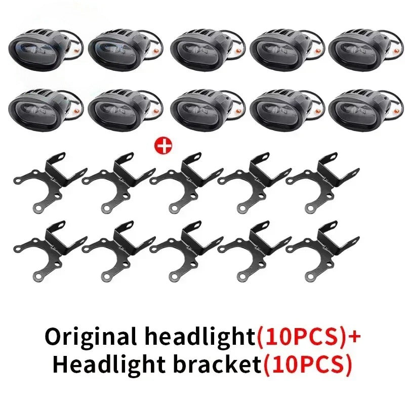 For Light Bee & Light Bee X Segway X160 X260 Motorcycle Accessories for Sur-Ron Headlight Bracket Taillight with Reflector Parts
