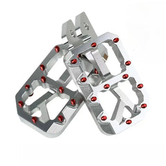 Silver Pedals for Surron Light Bee X Segway X160 X260 New Customized Modified Pedals Foot Pegs E-Bike for SurRon Motorcycle Part