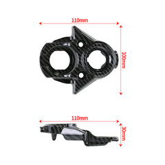 Woodniu Racein Surron Light Bee X/S Center Console Trim Cover - Ignition Switch Area Decorative Cover for Surron Light Bee X & S Electric Dirt Bike