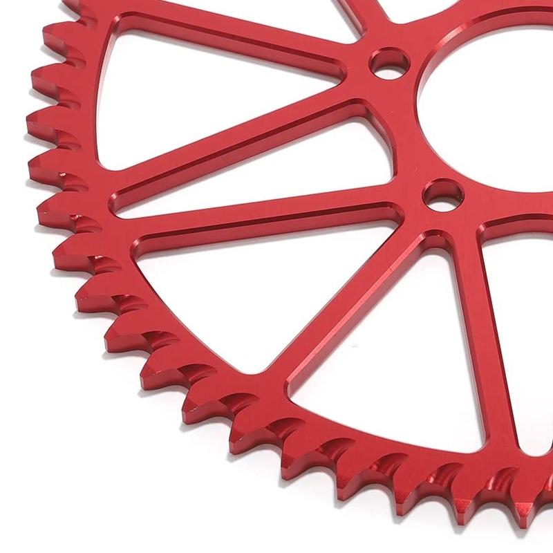 Rear Sprocket Wheel Decoration for Surron Light Bee S X for Segway X160 X260 54T Tooth Plate for Sur Ron Accessories Motorcycle