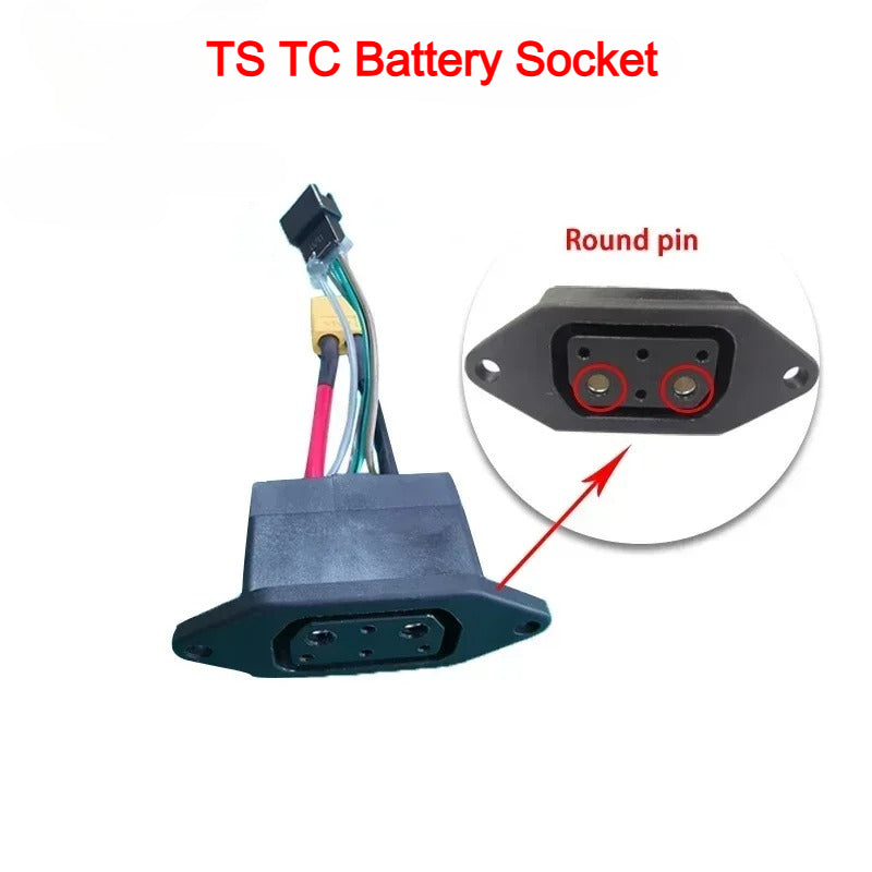 For Super SOCO Plug TS TC Original Motorcycles Accessories Body Charging Plug Battery Socket Cable Charge Discharge Wire