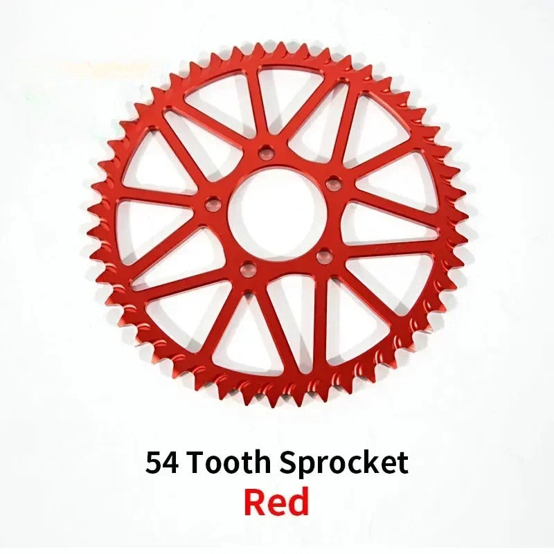 For Surron Light Bee S X Sprocket 48T 52T 54T 58T 64T Tooth Plate Wheel Sur Ron Accessories for Segway X160 X260 Motorcycle