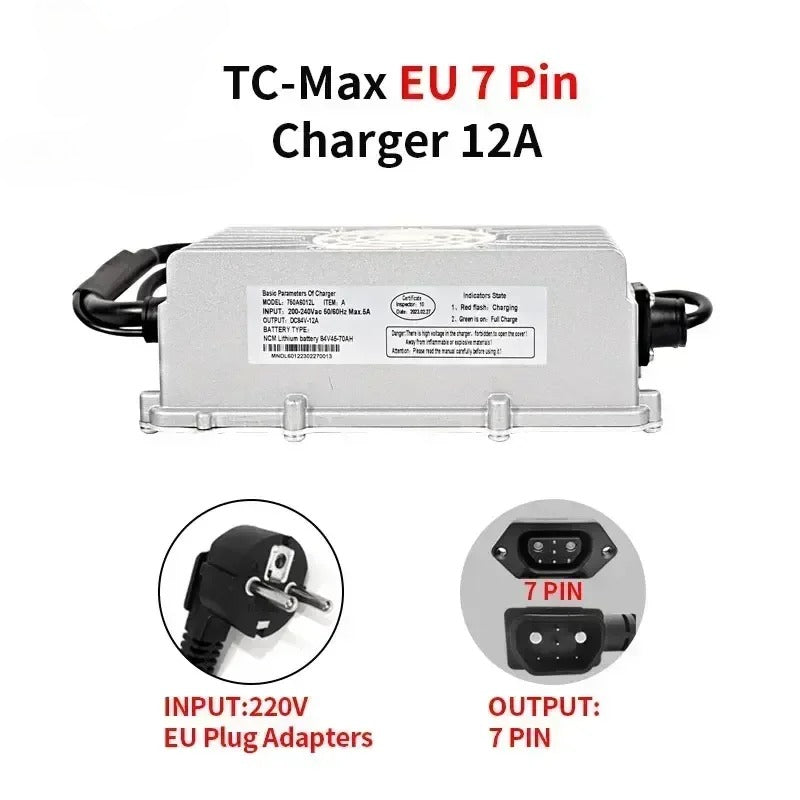 Suitable for Super SOCO TC TS TC-MAX High Current Charger 12A Fast Charging Communication Protocol Compatible