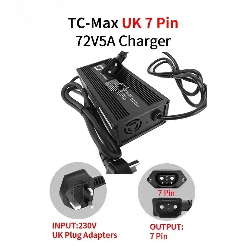 For Super SOCO Charger TC MAX TS TC CU CPX Scooter Original Motorcycles Accessories 10A15A Charger Round Pin To Square Pin Cable