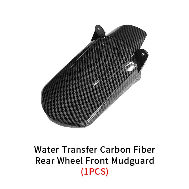 For Parts Carbon Fiber Front & Rear Mudguard ABS Battery Compartment Cover Chain Dirt Bike Off-Road Accessories
