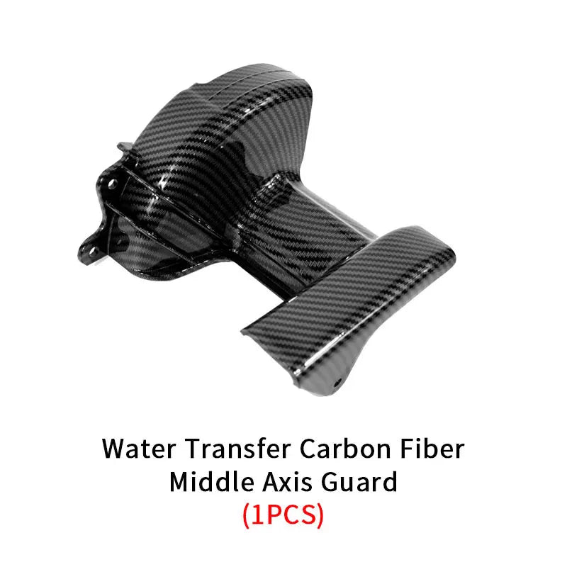 For Parts Carbon Fiber Front & Rear Mudguard ABS Battery Compartment Cover Chain Dirt Bike Off-Road Accessories