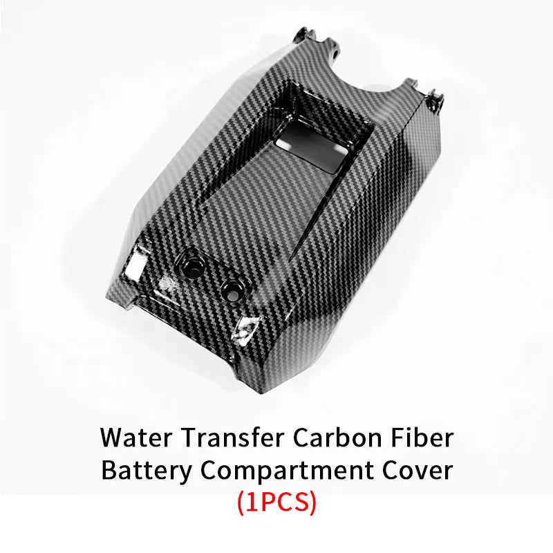 For Parts Carbon Fiber Front & Rear Mudguard ABS Battery Compartment Cover Chain Dirt Bike Off-Road Accessories