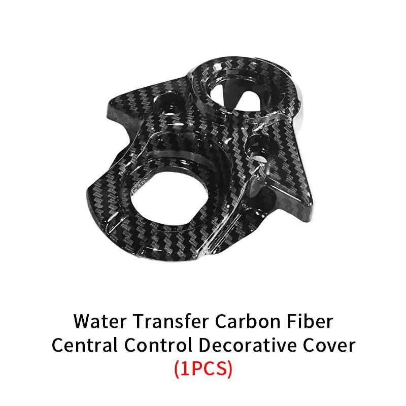 For Parts Carbon Fiber Front & Rear Mudguard ABS Battery Compartment Cover Chain Dirt Bike Off-Road Accessories
