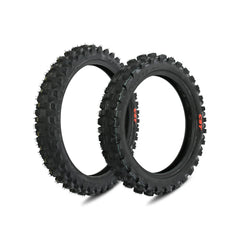 60/100-14 Front+70/100-12 Rear Wheel Outer Tire for Surron Hyper Bee Wheel Kit Electric Dirt Bike Motorcycles Accessories