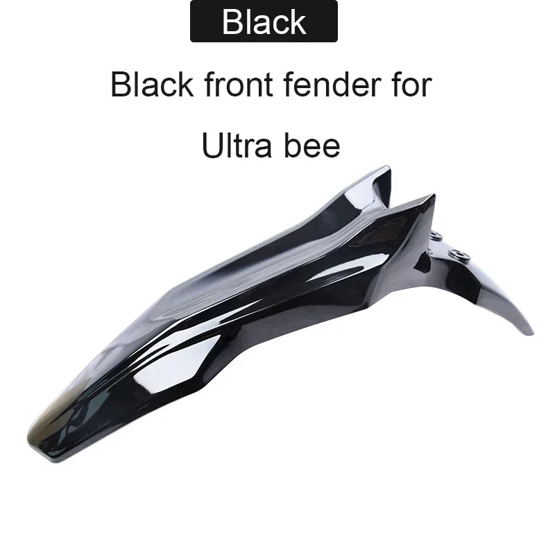 For SURRON Ultra Bee OEM Black Front Fender Black Mudguard Headlight Shroud Skid Plate Brackets Brush Guards for Surron Parts