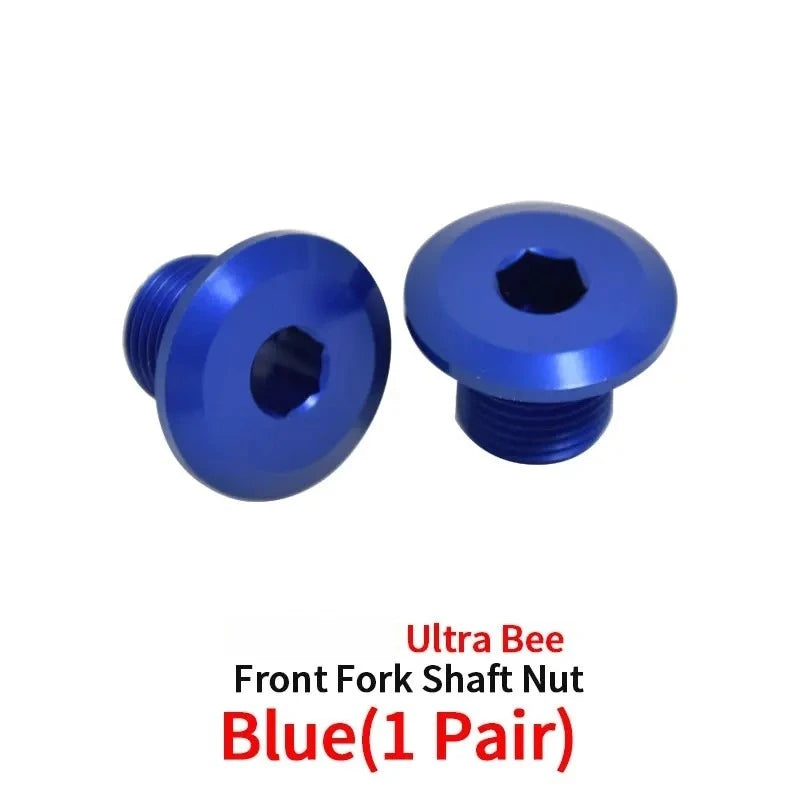 For SURRON Ultra Bee Front Axle Nut Aluminum Alloy Front Wheel Screw E-bikes Off-road for SurRon Motorcycles Accessories