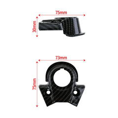 For Talaria Sting Motorcycles Carbon Fiber Central Control Decorative Cover for Talaria MX3 MX4 MX5 E-Bikes Motorcycles Parts
