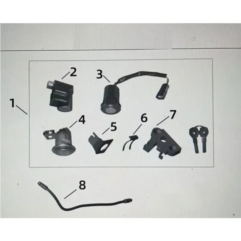 For SURRON Ultra Bee Locks Full Bike Lock Three Sets of Locks Electric Bikes Off-road for Surron Ultra Bee Full Lock Accessories